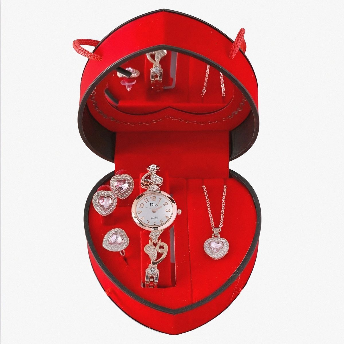 Valentine's Luxury Jewelry Gift Set - Heart Collection