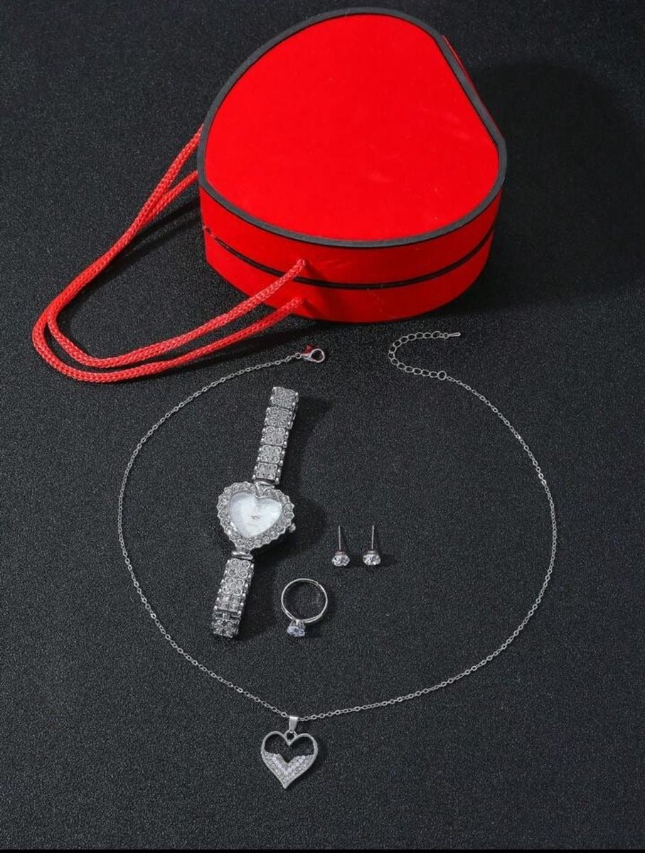 Valentine's Luxury Jewelry Gift Set - Heart Collection