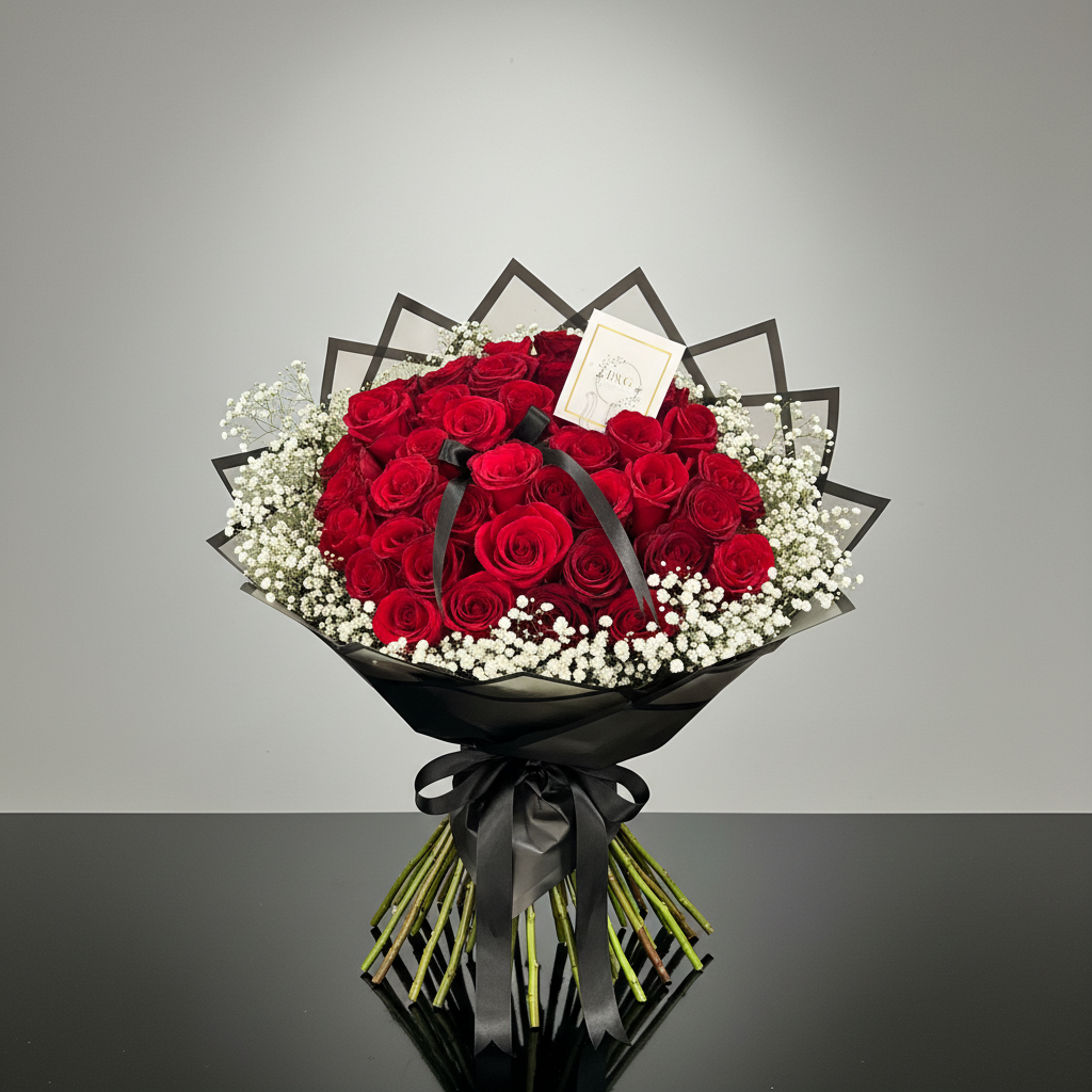 Luxury Bouquet With Gyp